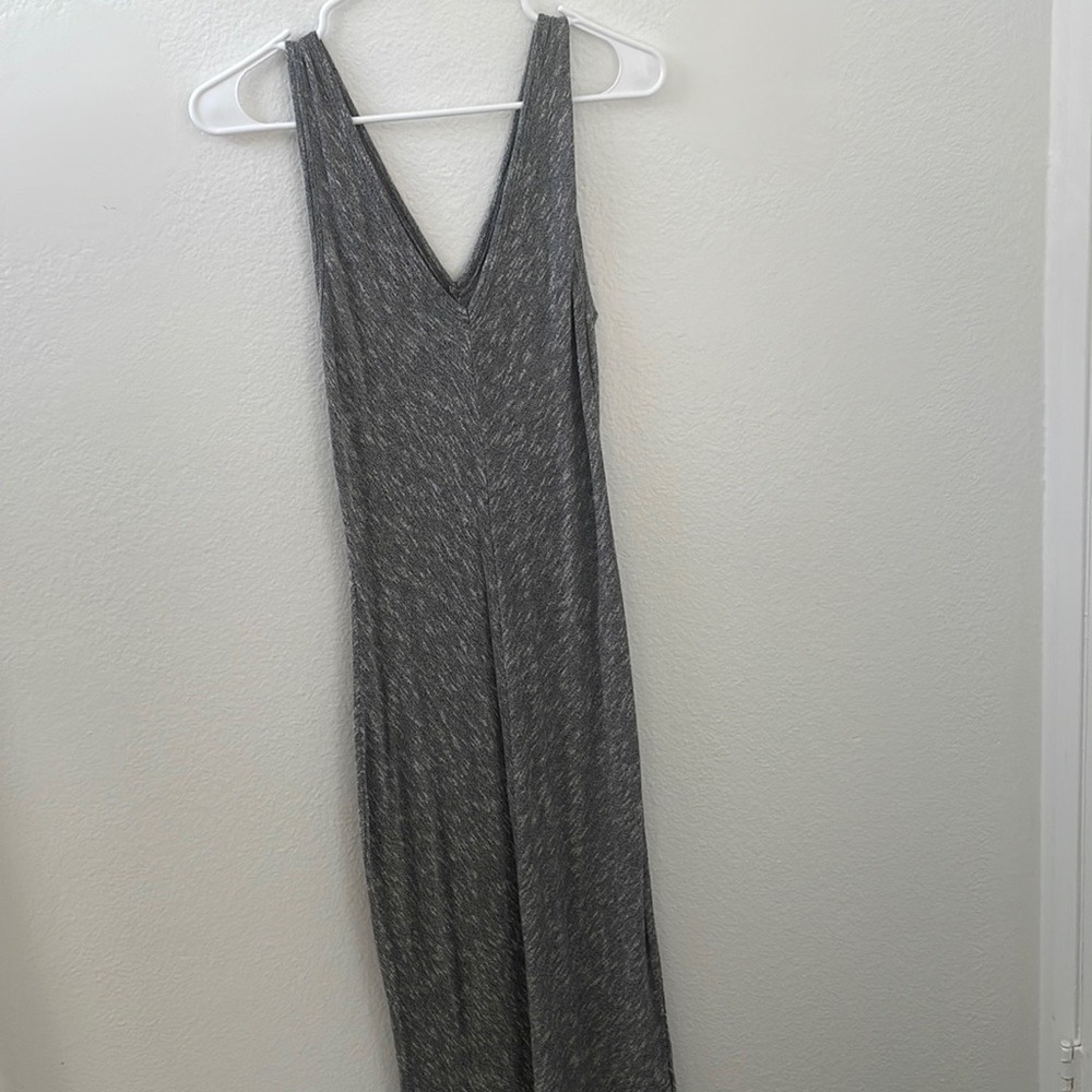 Heather gray maxi dress
